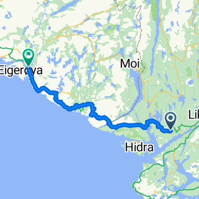 Fosseland, Feda to Aarstadgaten, Egersund