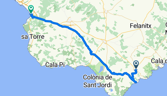 Campos - S'Arenal + S'Arenal - Santanyí