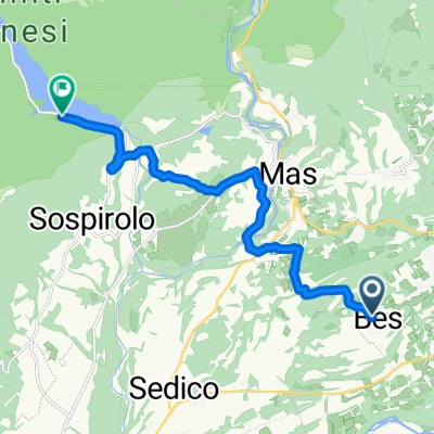 Via Bes, Belluno - Col Nusier, Sospirolo