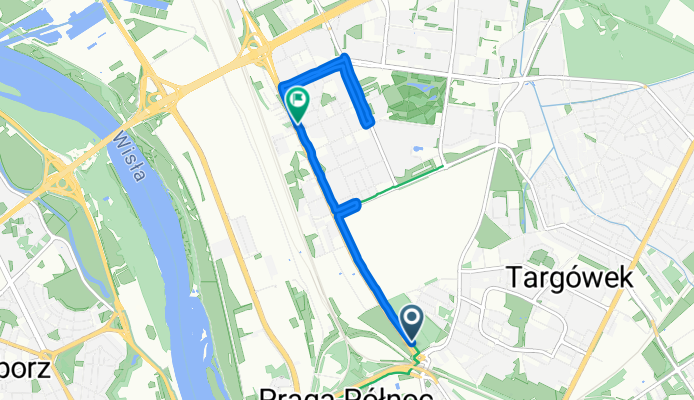 Świętego Wincentego, Варшава до P Wysockiego, Варшава