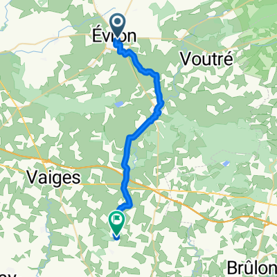 De Place de la Gare à La Roche Brault