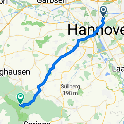 Niedersachsenring, Hannover nach Springe