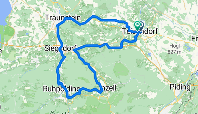 Alte Reichenhaller Straße, Teisendorf nach Traunsteiner Straße, Teisendorf