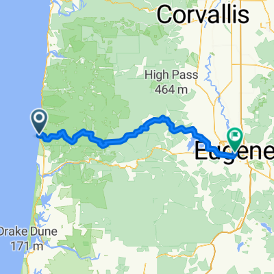 Oregon Coast Highway to East 7th Avenue