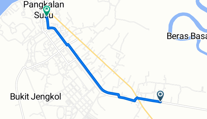 Route to Jalan Pelabuhan