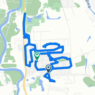 От Загородная улица корпус до Загородная улица корпус