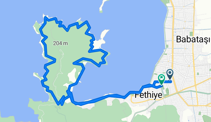 557. Sk. 3, Fethiye to Pürşah Bey Cd. 4, Fethiye