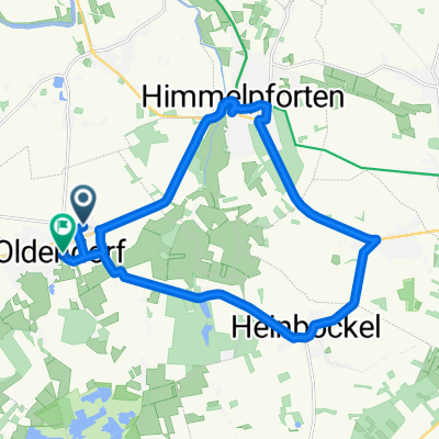 Veilchenweg, Oldendorf nach Schützenstraße, Oldendorf