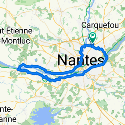 Route in Nantes