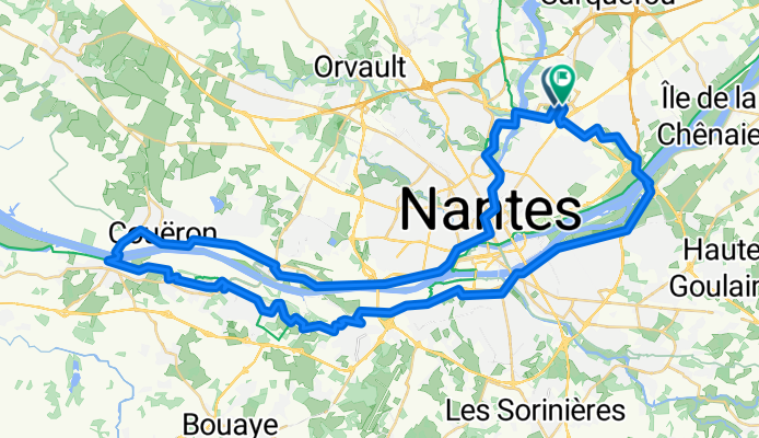 Route in Nantes