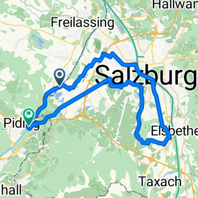 Walser Weg, Ainring nach Dammweg, Bad Reichenhall