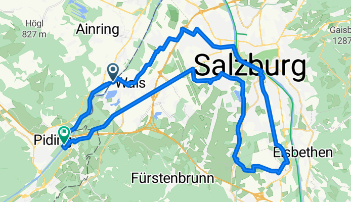 Walser Weg, Ainring nach Dammweg, Bad Reichenhall