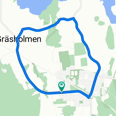 Gräsmossen runt