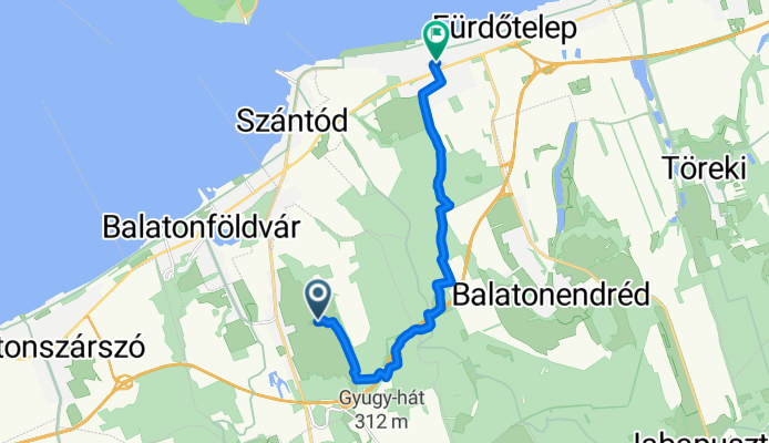 Ménes utca, Kőröshegy - Batthyány Lajos utca, Zamárdi