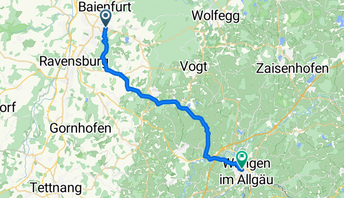 Weingarten - Wangen Bahnhof