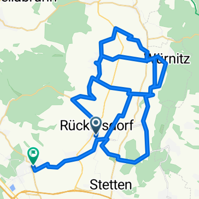 Route nach Leobendorf