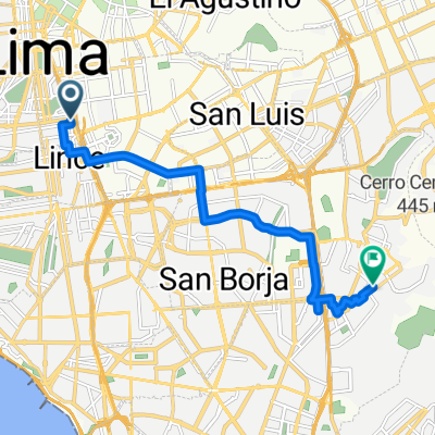 Route in Lima