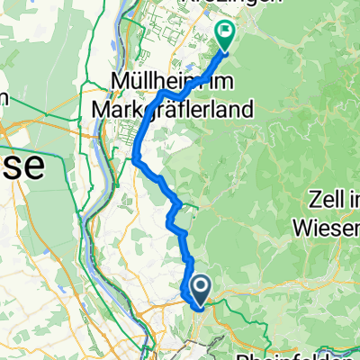 Grüttweg, Lörrach to Sulzburg