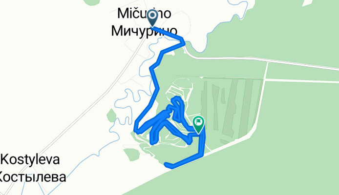 маршрут из Центральная улица