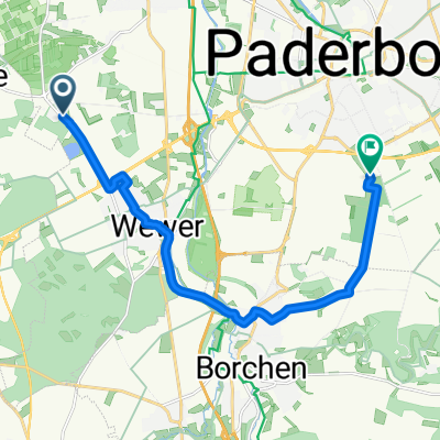 Alte Schanze, Paderborn nach Kernstadt, Paderborn
