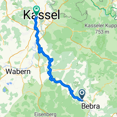 Campingweg nach Goethestraße