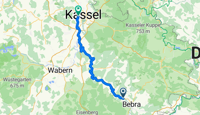 Campingweg nach Goethestraße