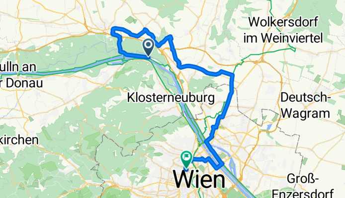 Höflein an der Donau, Klosterneuburg to Michelbeuerngasse, Vienna