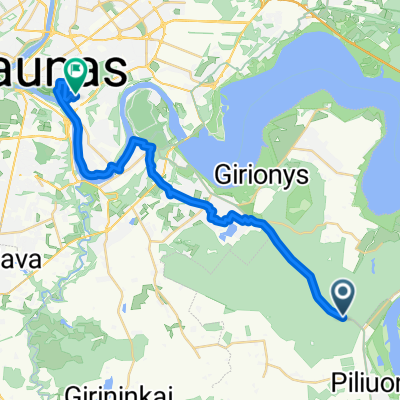 Piliuonos g., Margininkai to Kaunas