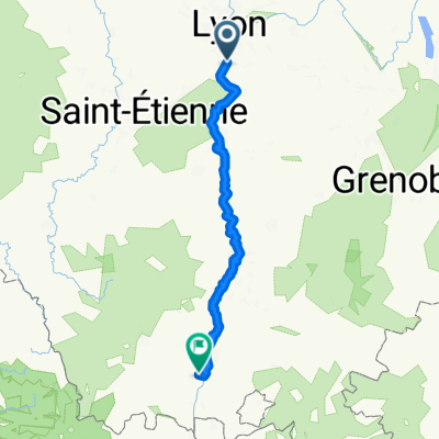 D 312, Sérézin-du-Rhône à Chemin du Pont Romain, Viviers