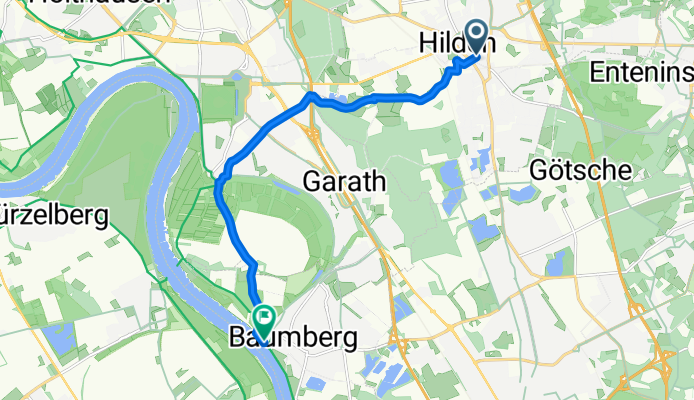 Heiligenstraße, Hilden to Klappertorstraße, Monheim am Rhein