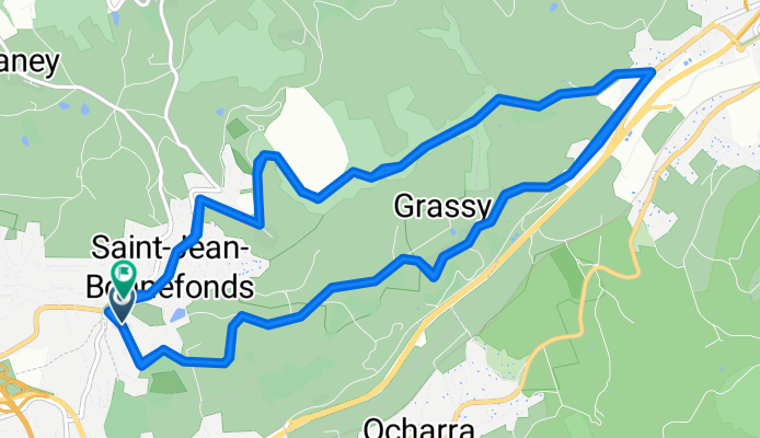 Route saint jean bonnefonds