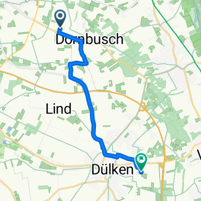 Bocholt, Nettetal nach Heesstraße, Viersen
