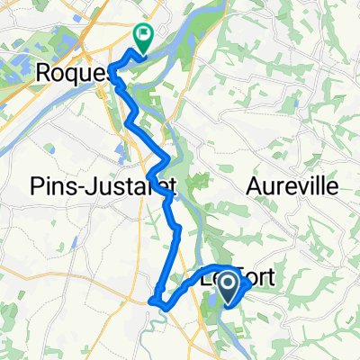 Clermont-le-Fort à Rue Alain Savary, Portet-sur-Garonne
