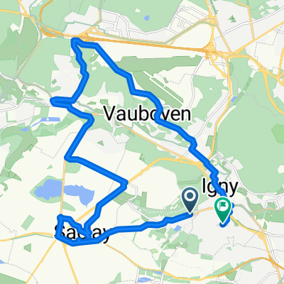 Grande Rue du 8 Mai 1945, Vauhallan à Rue Jules Ferry, Igny