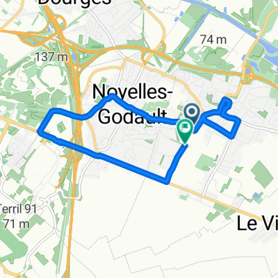 Rue des Lilas to Rue des Roses