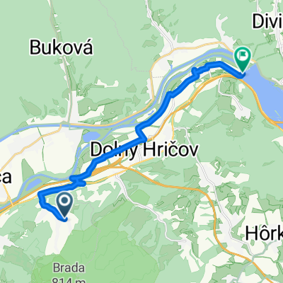 Hlboké nad Váhom do Horný Hričov