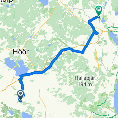 HJULARÖD nach Ridderskantz väg