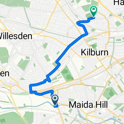 Quietway 16, London to Mill Lane, London