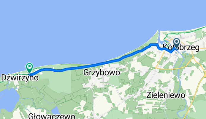 Mariacka, Kołobrzeg do Wyzwolenia, Dźwirzyno