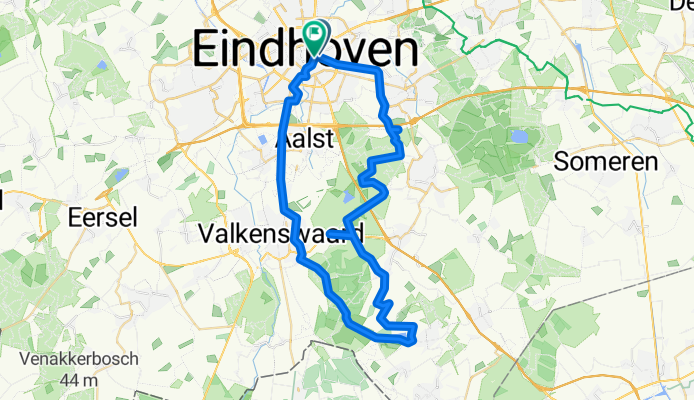 Route in Eindhoven