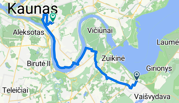 Piliuonos g., Kaunas to Kaunas