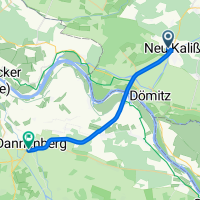 Von Neu Kaliß bis Dannenberg (Elbe)