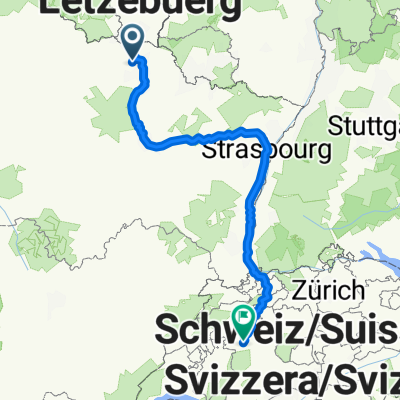 Rue du Docteur Gautier, Knutange à Rathausplatz, Berne
