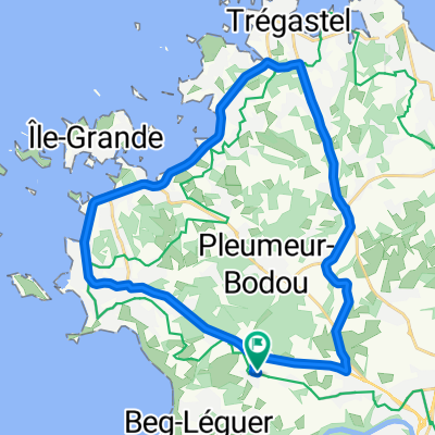 Route de Kerbalanec, Lannion à Route de Kerbalanec, Lannion