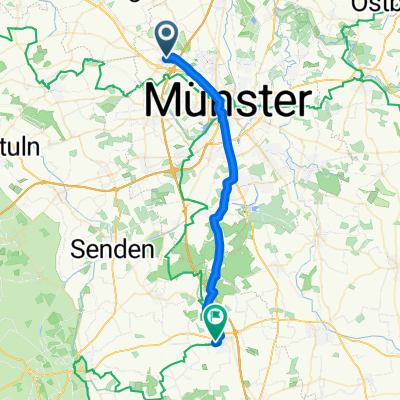 Lohmannweg nach Raiffeisenstraße 84A