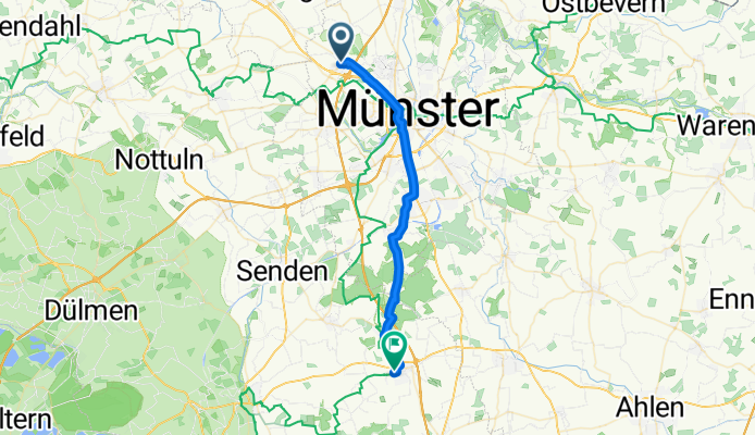 Lohmannweg nach Raiffeisenstraße 84A