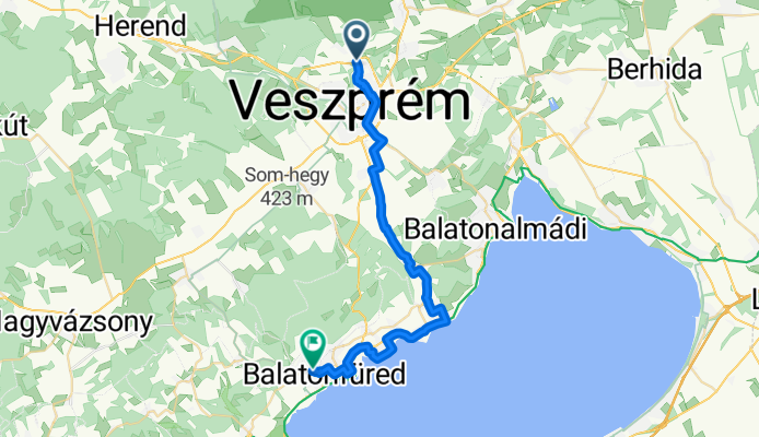 Házgyári út, Veszprém - Zrínyi Miklós utca, Balatonfüred