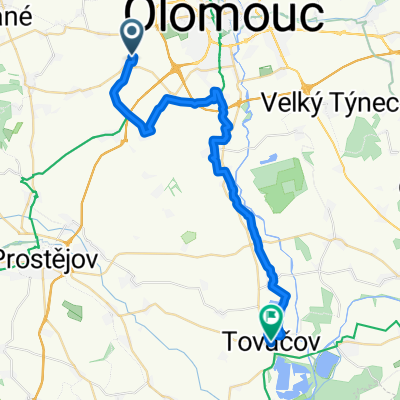 Hněvotín, Hněvotín do Nádražní, Tovačov