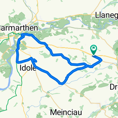 Llanddarog, Carmarthen to Llanddarog, Carmarthen