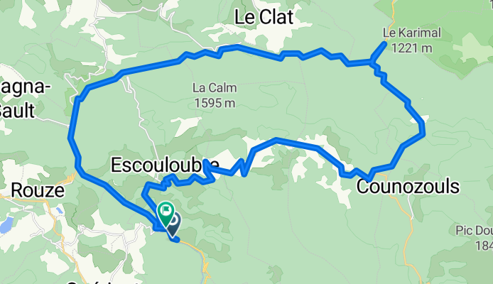 Les bains de Carcanieres - circular